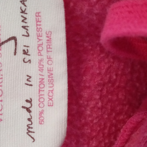 Victoria's Secret PINK My Favorite Sweats Long Hooded Sweatshirt - Picture 10 of 10